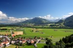 Blick vom Schloss Gruyère, Fribourg